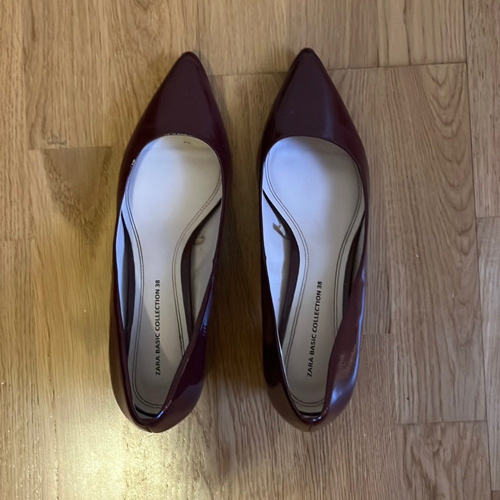 Burgundy heels